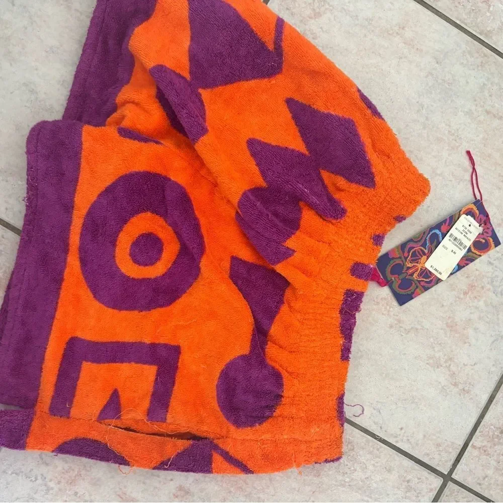 Rianna + Nina Mesogios Palmira Beach hot Short dress pants terry cloth designer - Picture 11 of 12